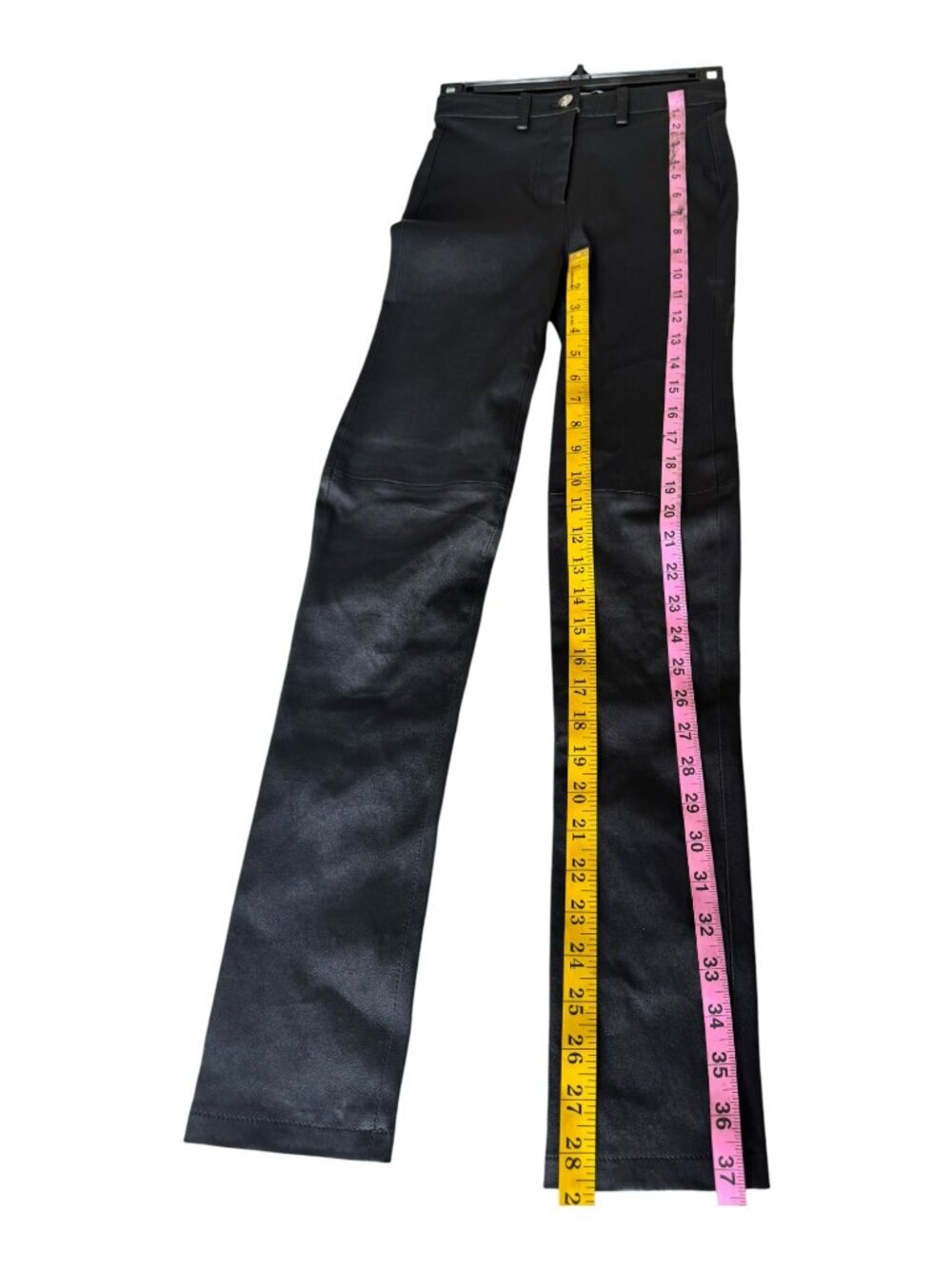 IRO Paris Aroya 100% Lamb Leather Leggings Black 32 / 0 / 24 | NWT MSRP $995 - Picture 7 of 11